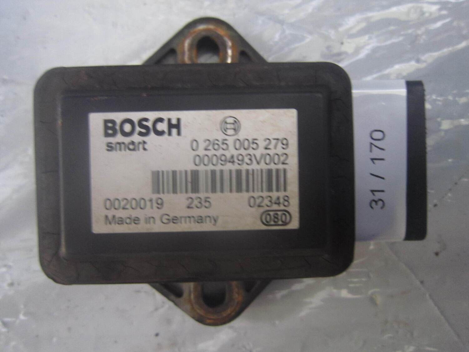 31-170 Sensore Antimbardata Bosch 0 265 005 279 0265005279 0009493V002    SMART  451