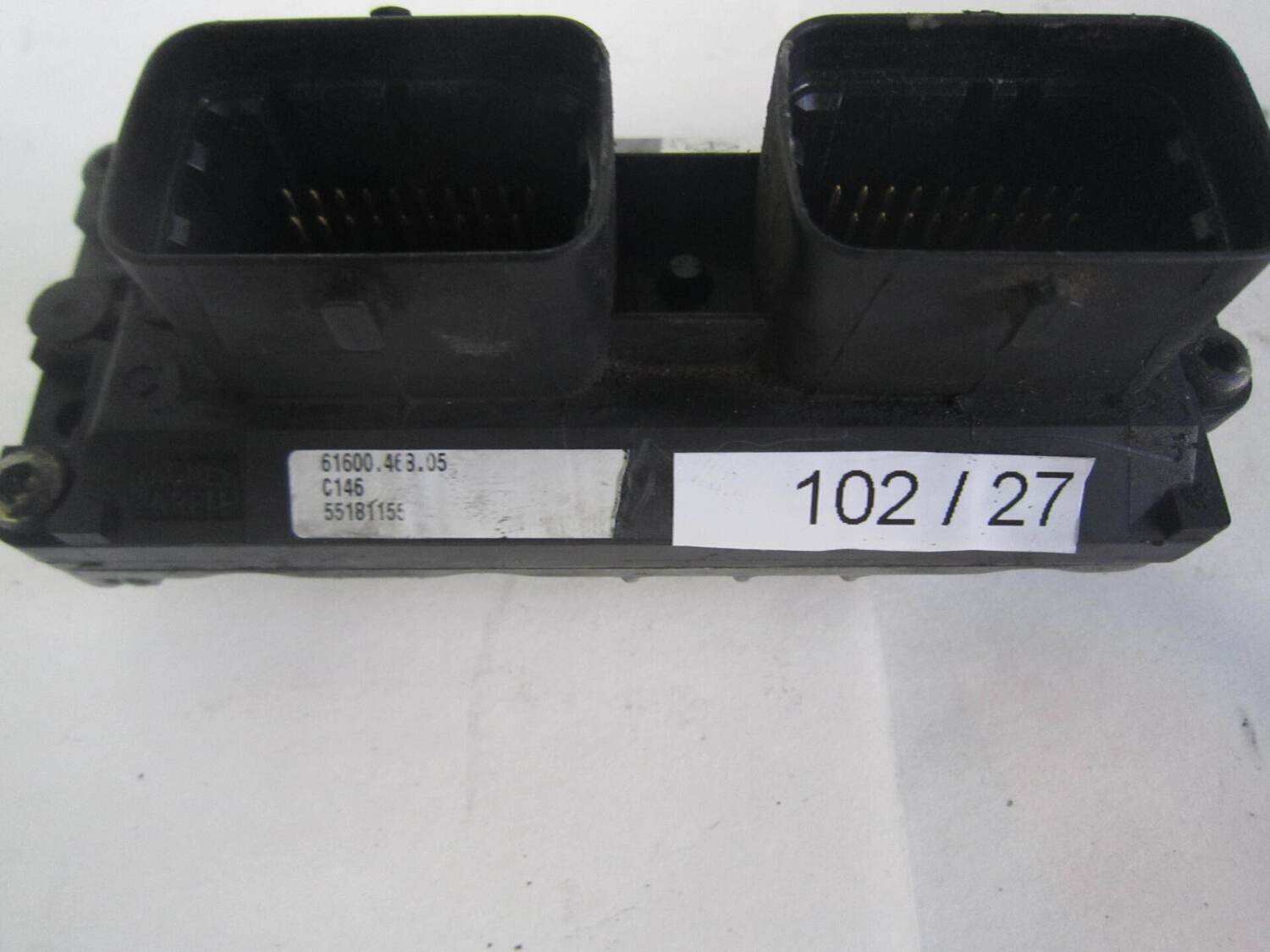 102-27 Centralina Motore Magneti Marelli IAW 59F.SC IAW59F.SC 61600.463.05 C146 55181155 HW303/1808-001 ALFA ROMEO / FIAT / LANCIA BENZINA DOBLO'
