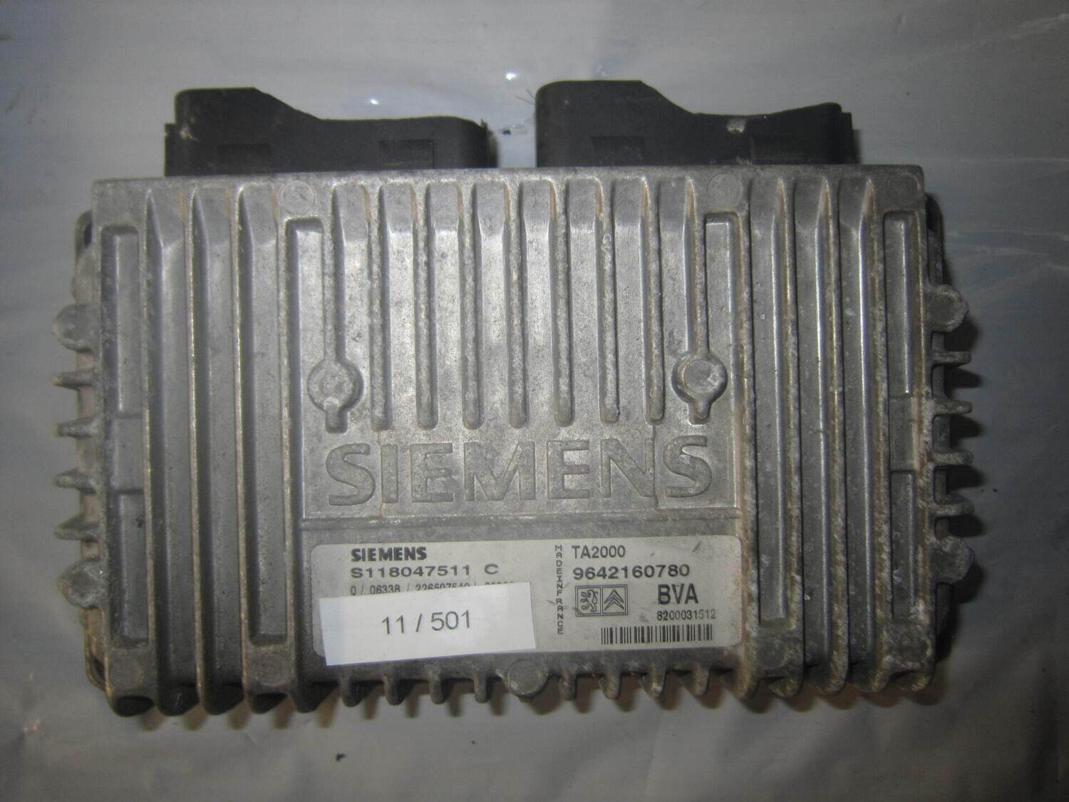 11-501 Centralina Cambio Automatico Siemens S118047511 C S118047511C 9642160780 TA2000   CITROEN / PEUGEOT Generica C 3