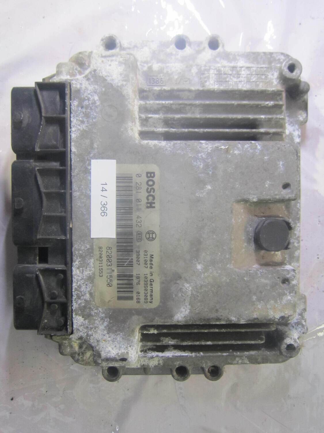 14-366 Centralina Motore Bosch 0 281 011 432 0281011432 8200311550 1039S03089   RENAULT Diesel MASTER