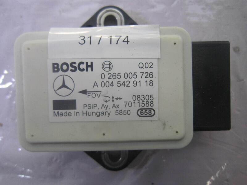 31-174 Sensore Antimbardata Bosch 0 265 005 726 0265005726 A 004 542 91 18    MERCEDES  CLASSE B