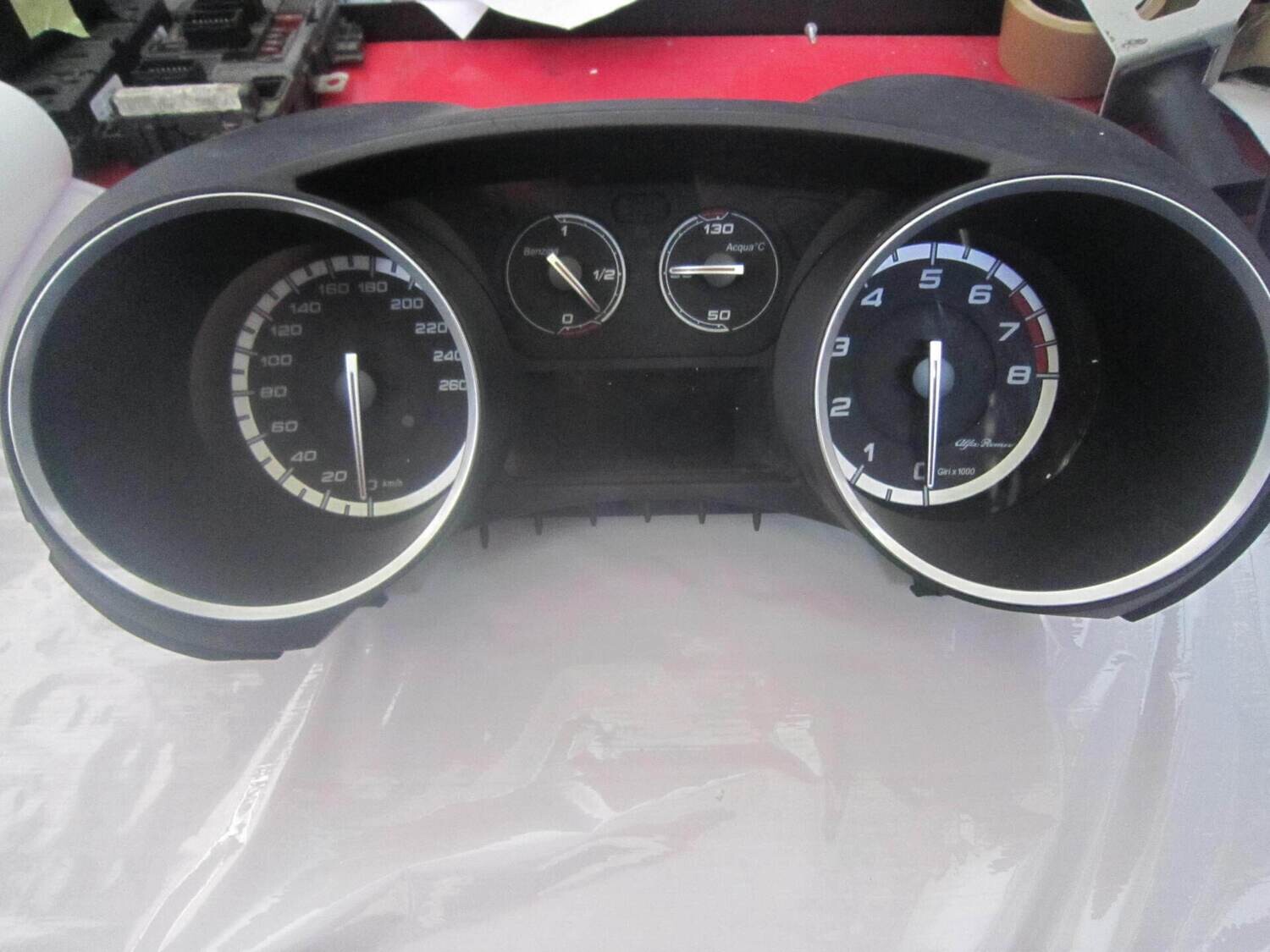 40-407 Quadro Strumenti / Contachilometri Vdo 50516476   A2C53352736    ALFA ROMEO / FIAT / LANCIA Benzina GIULIETTA
