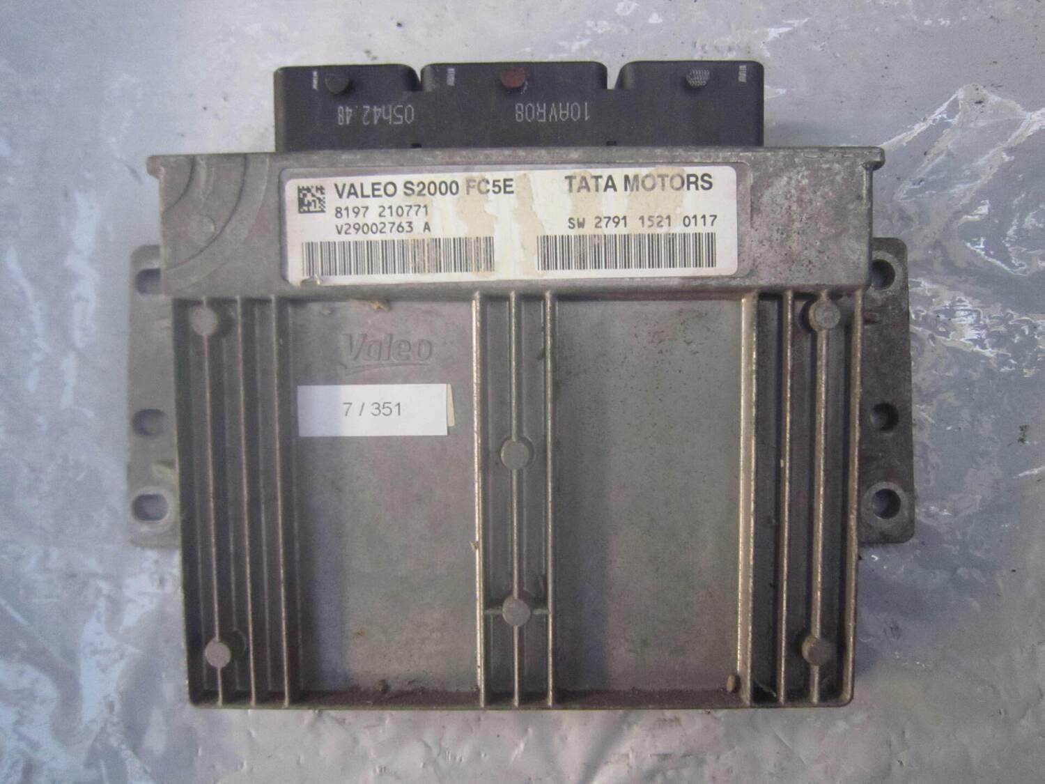 7-351 Centralina Motore Valeo S2000 FC5E S2000FC5E V29002763 A 2791 1521 0117 8239 221174  TATA BENZINA VARIE