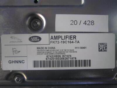 20-428 Amplificatore Audio Land Rover FK72-19C164-TA FK7219C164TA H11/S0401 LAND ROVER VARIE