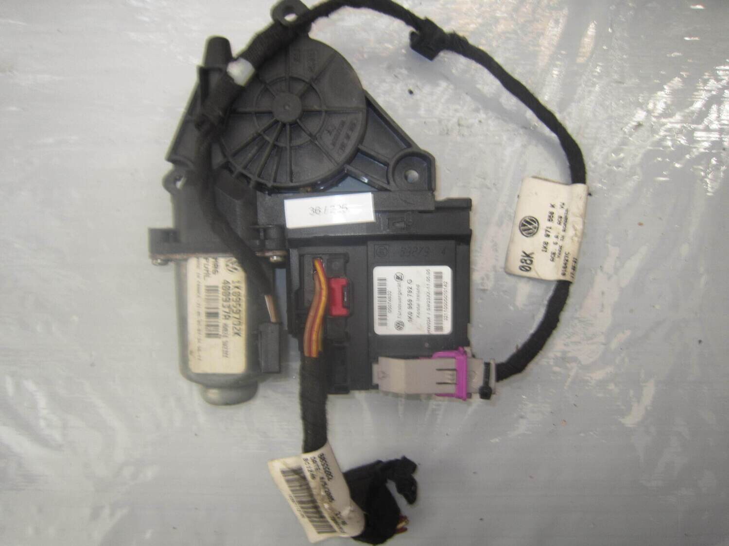 36-225 Motorino Alzacristalli Volkswagen 1K0 959 792 G 1K0959792G 1K0959702K LATO GUIDA   VOLKSWAGEN  GOLF