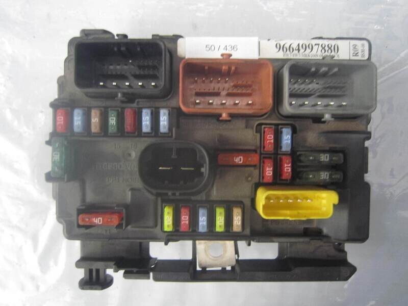 50-436 Body Computer Valeo 9664997880   BSM-R09-00 HW7 SW7   CITROEN / PEUGEOT  VARIE