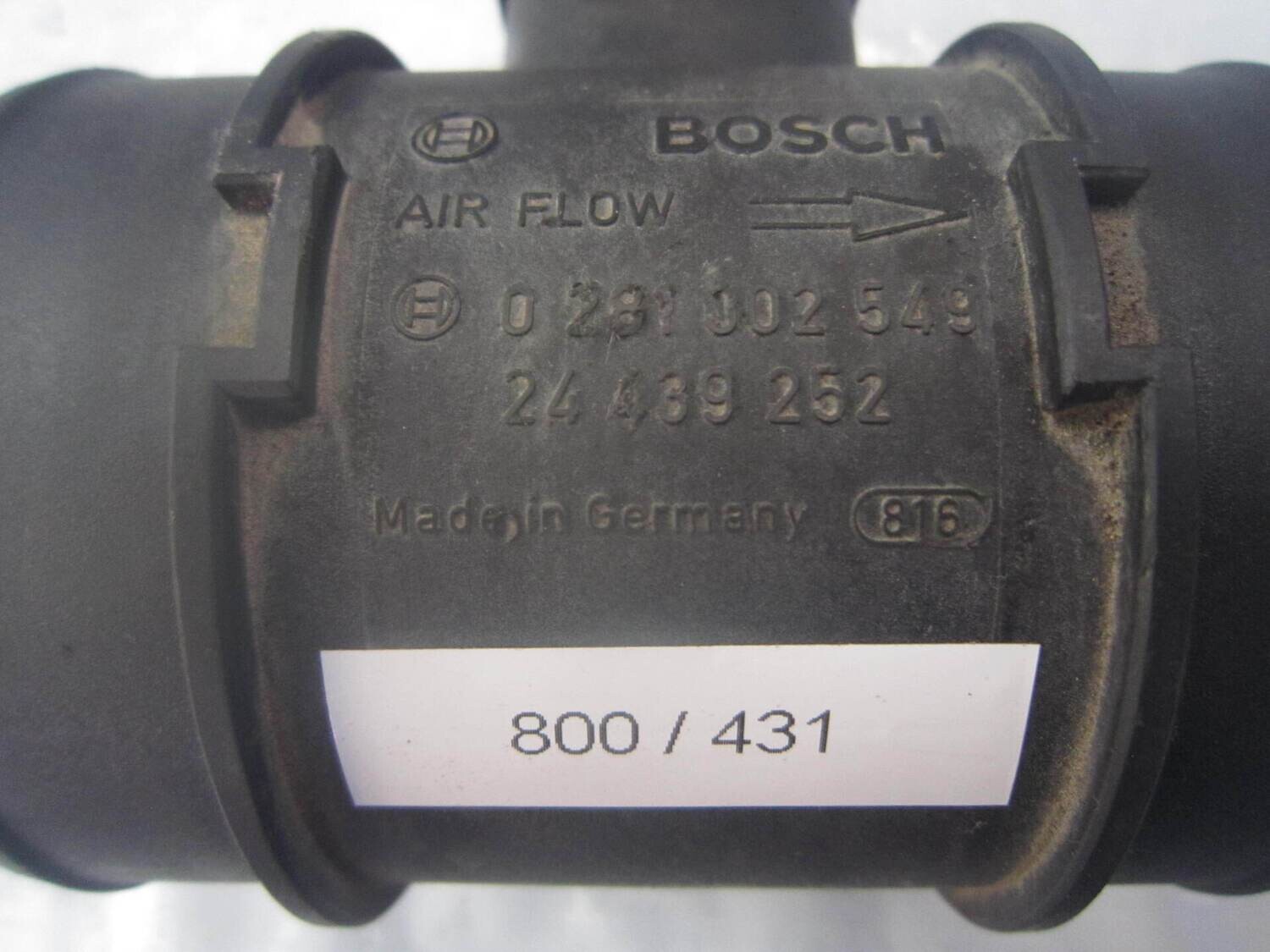 800-431 Debimetro Bosch 0 281 002 549 0281002549 24439252 OPEL Diesel CORSA