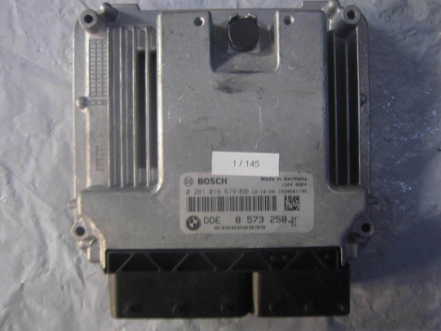 1-145 Centralina Motore Bosch 0 281 019 679 0281019679 DDE 8573258 1039S61195   BMW DIESEL SERIE 1