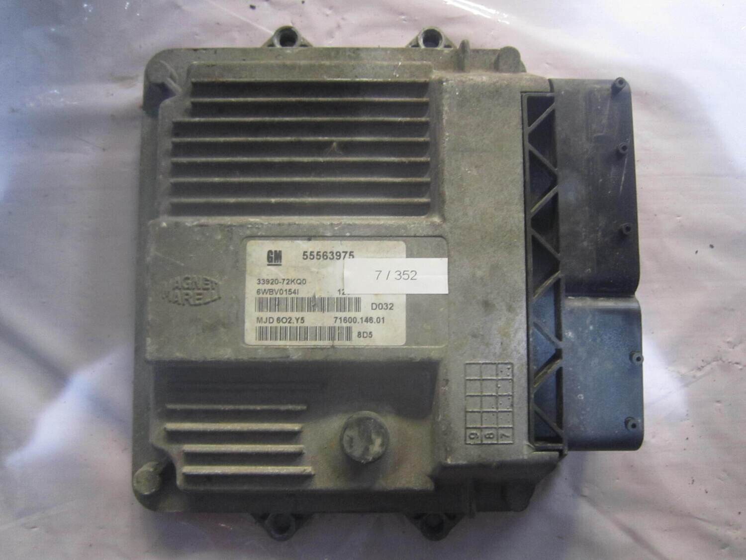 7-352 Centralina Motore Magneti Marelli 55563975   71600.146.01 MJD 6O2.Y5 33920-72KQ1  SUZUKI DIESEL SWIFT