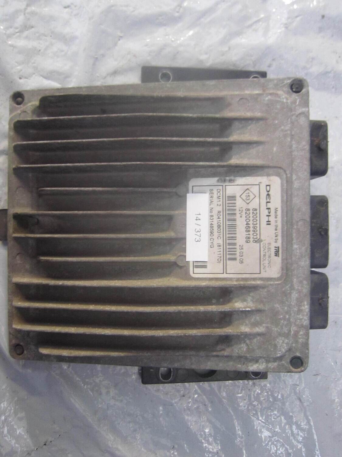 14-373 Centralina Motore Delphi R0410B031C   8200399038 8200468189 DCM1.2  RENAULT Diesel VARIE