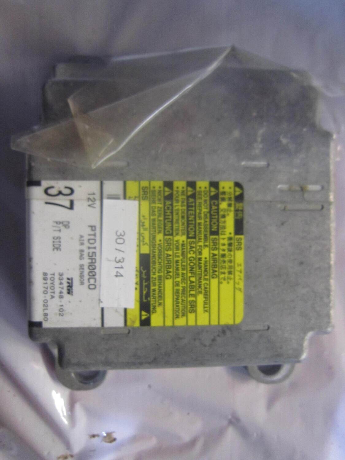30-314 Centralina Airbag TRW 89170-02L80 8917002L80 334748-102    TOYOTA  COROLLA