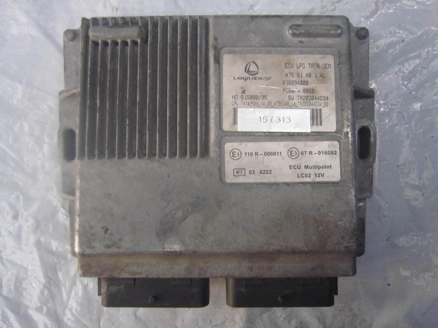 15-313 Centralina Gas Gpl Landi Renzo 616694000   HW 515000/35    TATA BENZINA / GPL