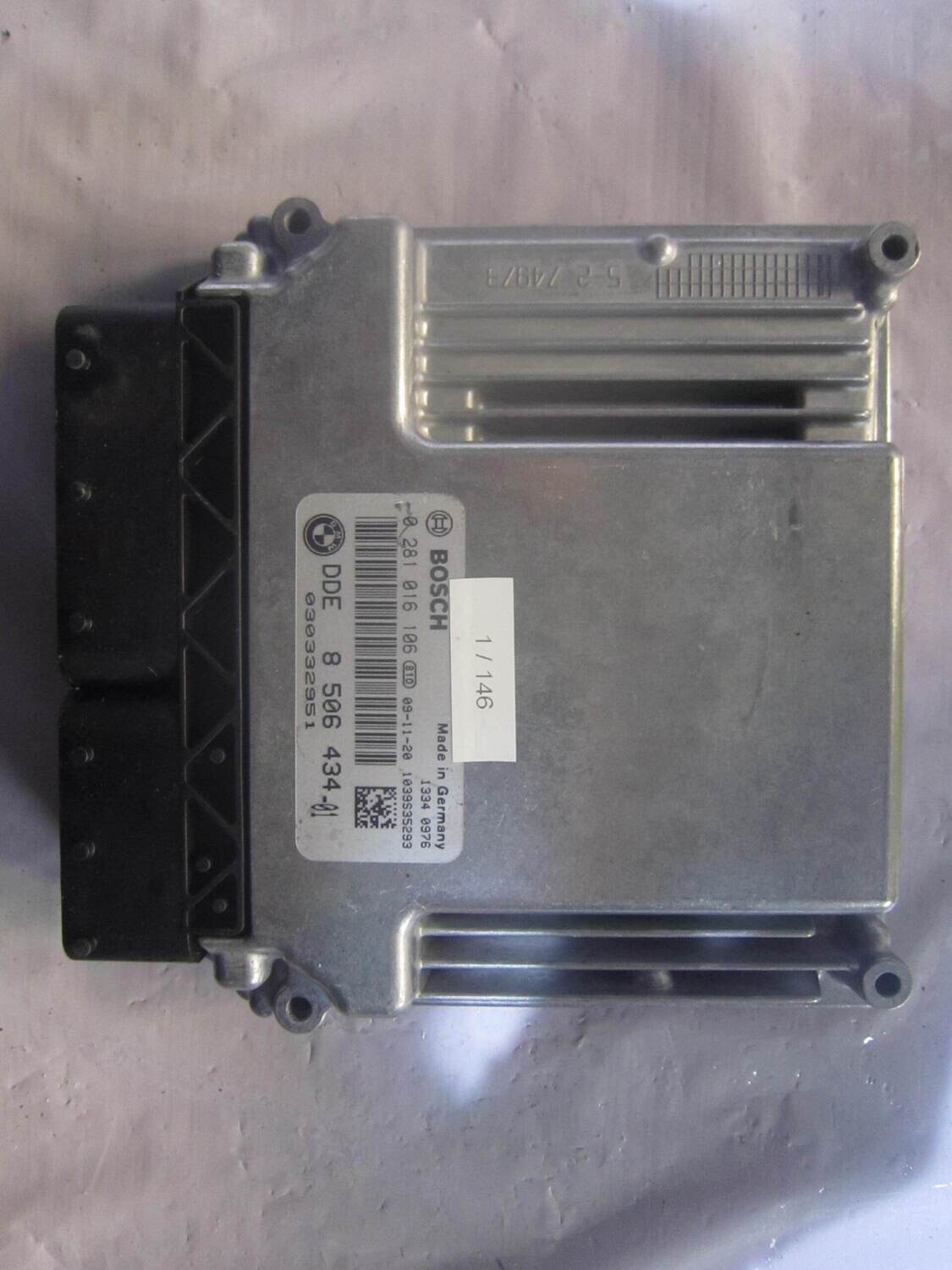 1-146 Centralina Motore Bosch 0 281 016 106 0281016106 8 506 434 1039S35293   BMW Diesel SERIE 3
