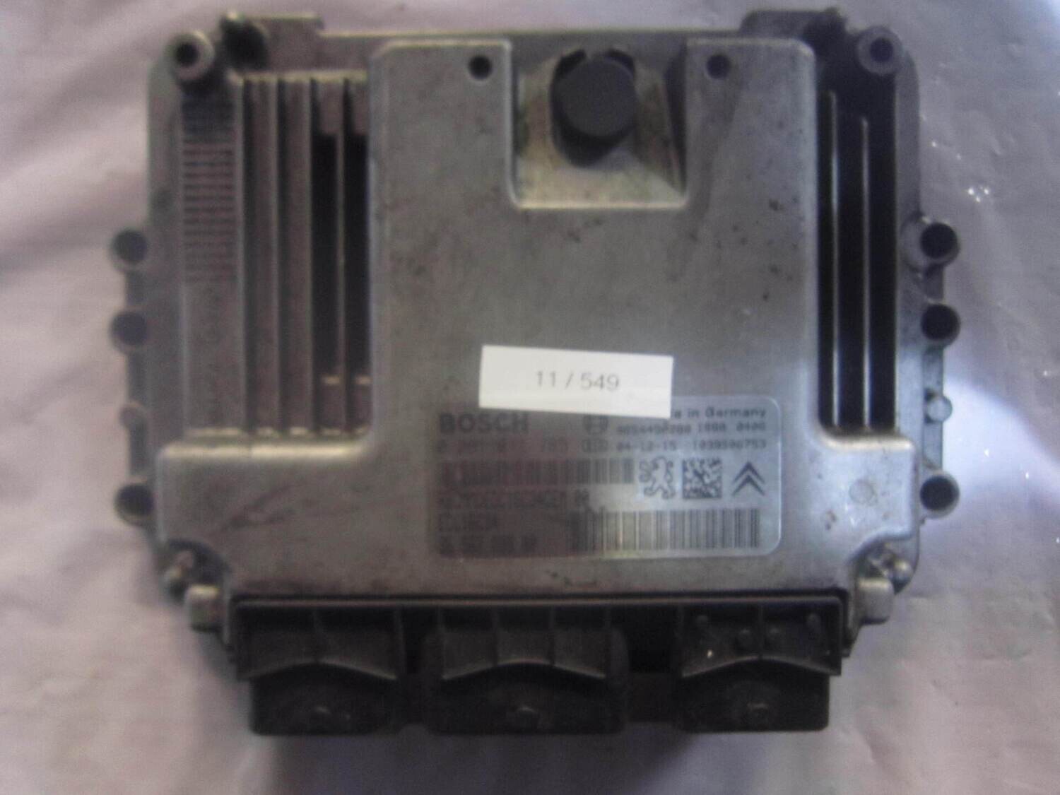 11-549 Centralina Motore Bosch 0 281 011 785 0281011785 96 567 098 80 1039S06753 EDC16C34  CITROEN / PEUGEOT DIESEL C 3