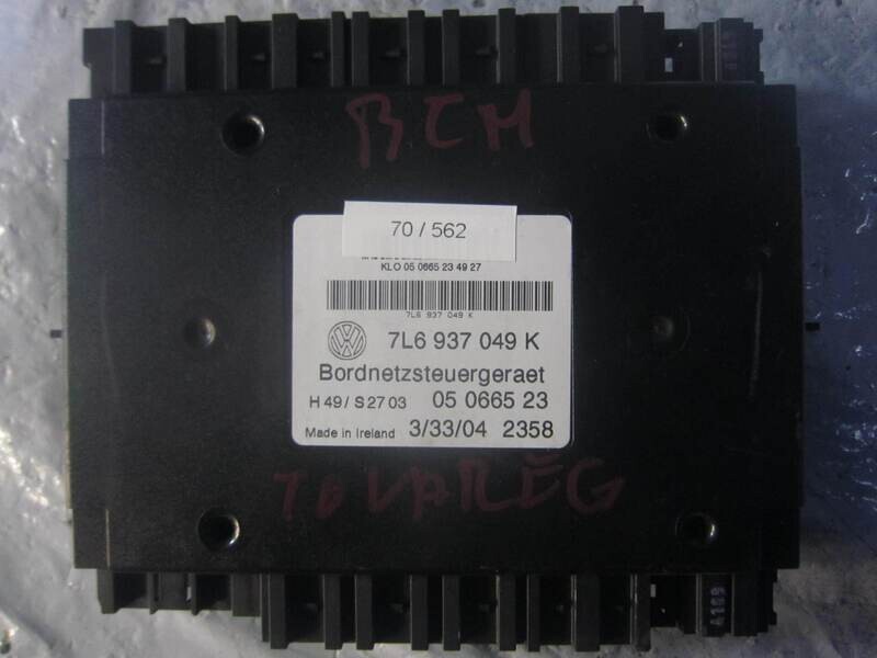 70-562 Centralina Modulo Confort Volkswagen 7L6 937 049 K 7L6937049K 05 0665 23 H49 / S2703   VOLKSWAGEN  TOUAREG