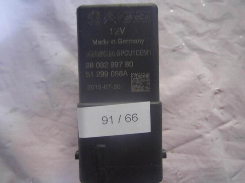 91-66 Rele' Candeletta Fomoco 98 032 997 80 9803299780 51299058A    CITROEN / PEUGEOT Diesel VARIE