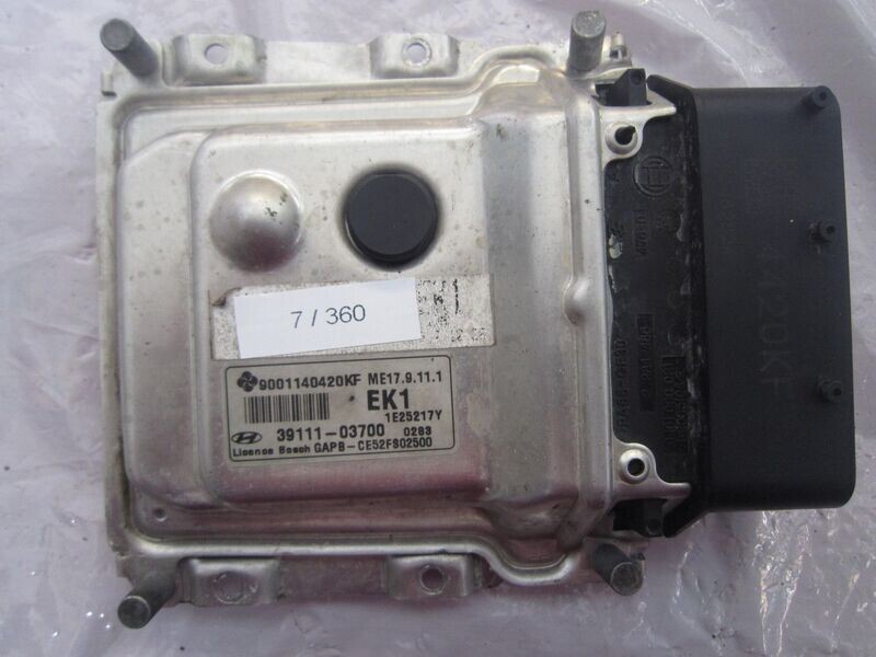 7-360 Centralina Motore Hyundai 39111-03700 3911103700 ME17.9.11.1 EK1 GAP-8  HYUNDAI Benzina I 10