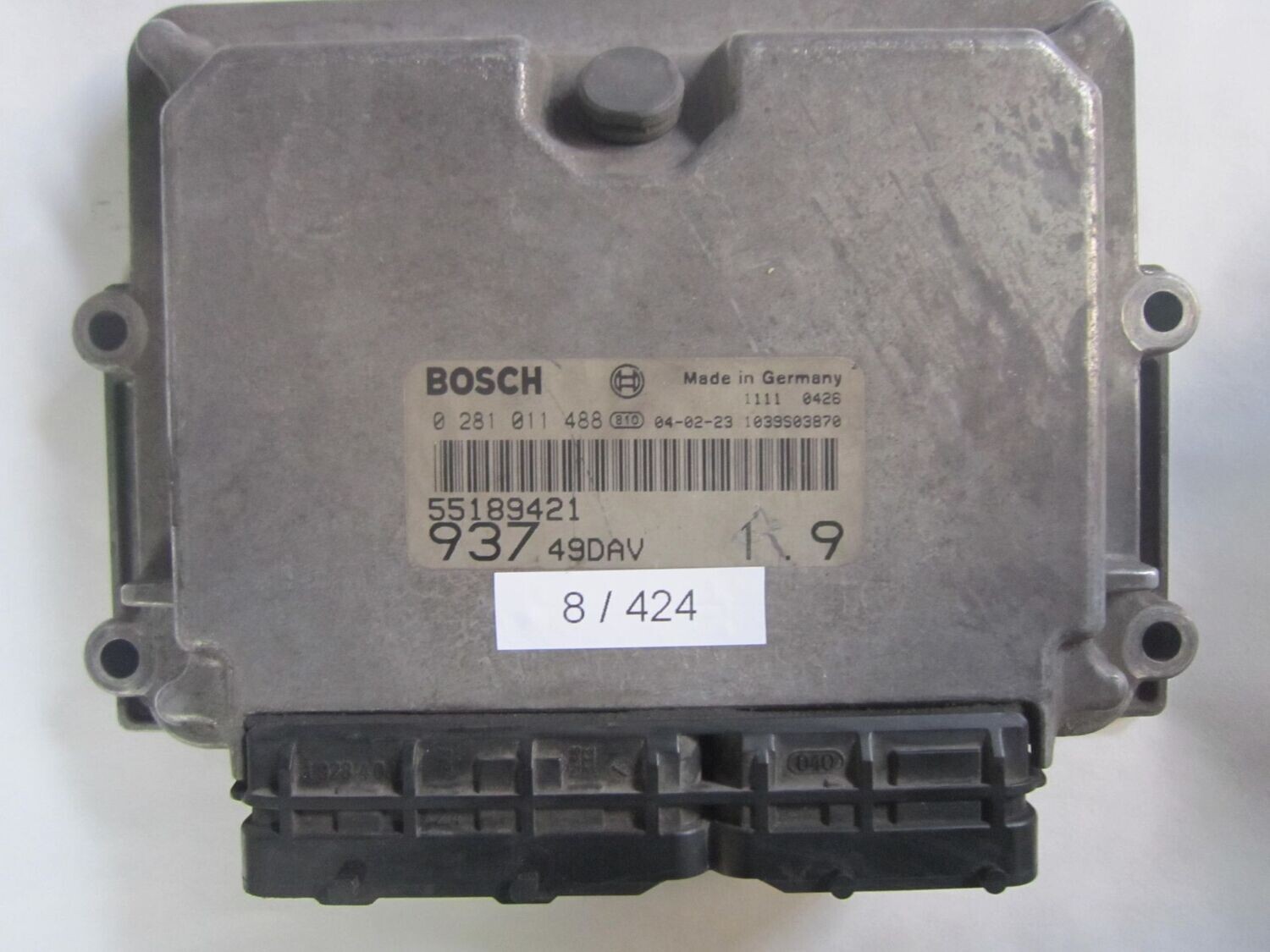 8-424 Centralina Motore Bosch 55189421   55189421 1039S03870 937 49DAV 1.9  ALFA ROMEO / FIAT / LANCIA DIESEL 147