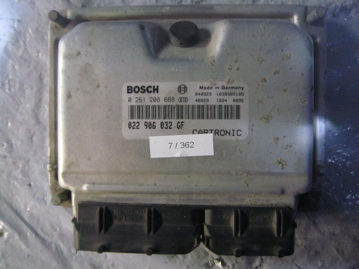 7-362 Centralina Motore Bosch 0 261 208 668 0261208668 022 906 032 GF 1039S05185   PORSCHE Benzina CAYENNE