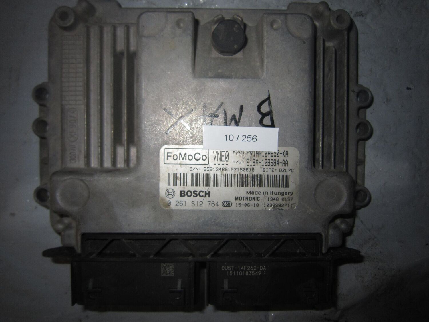 10-256 Centralina Motore Bosch 0 261 S12 764 0261S12764 FV1A-12A650-KA E1BA-12B684-AA 1039S82711  FORD Benzina B-MAX