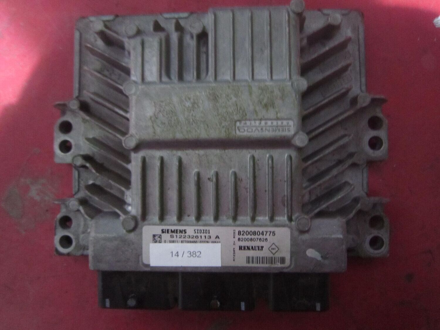 14-382 Centralina Motore Siemens S122326113 A S122326113A 8200804775 8200807626 SID301  RENAULT DIESEL VARIE