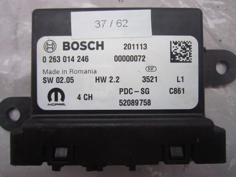 37-62 Centralina sensori parcheggio Bosch 0 263 014 246 0263014246 PDC-SG 52089758 201113  JEEP  RENEGADE