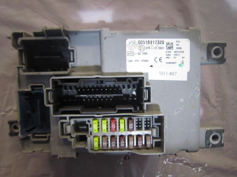 50-467 Body Computer Delphi 28313758   00518417320    FIAT Diesel PANDA