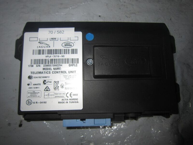 70-582 Centralina Controllo Telematico Land Rover HPLA-70,718-NG HPLA70,718NG 3341-13-5911    LAND ROVER  VARIE