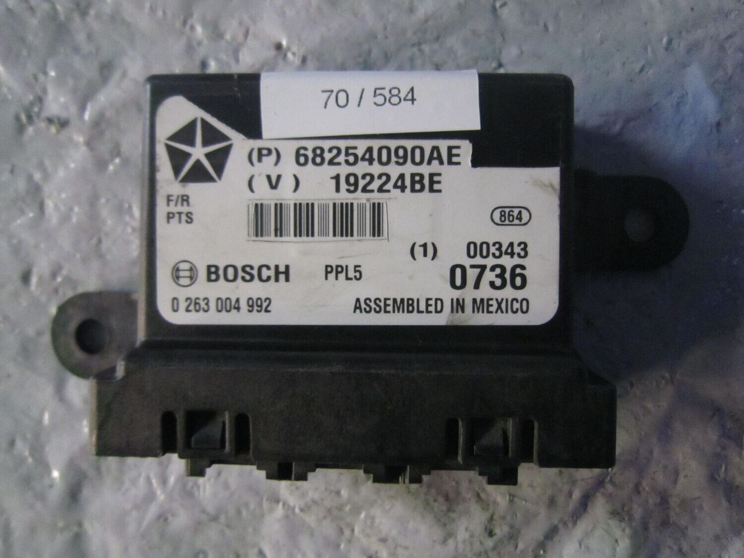 70-584 Modulo di Controllo Bosch 0 263 004 992 0263004992 68254090AE 19224BE   CHRYSLER  VARIE