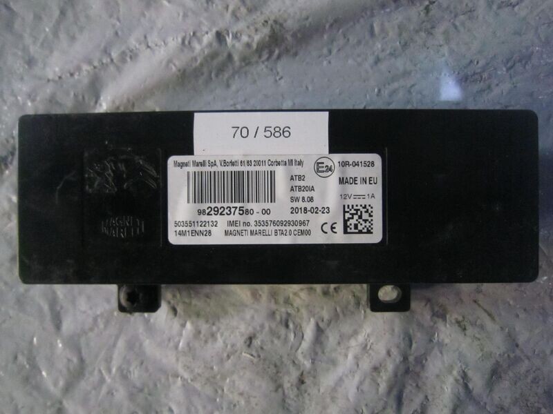 70-586 Centralina Bluetooth Magneti Marelli 9829237580-00 982923758000     CITROEN / PEUGEOT  VARIE