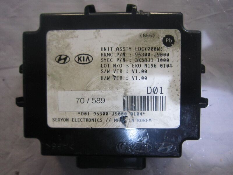 70-589 Modulo di Controllo Hyundai 95300-J9000 95300J9000 3K58J1-1000    HYUNDAI Elettrica / Benzina KONA