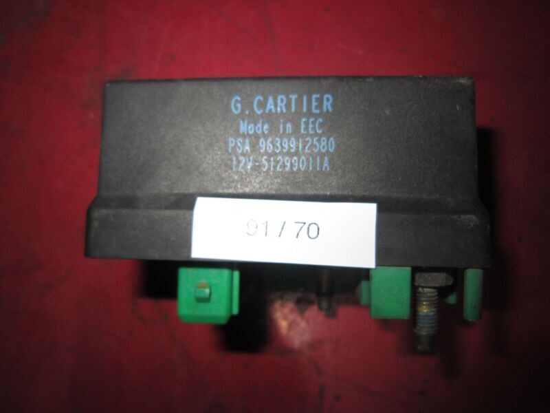 91-70 Rele' Candeletta G. Cartier 51299011A   96 399 125 80    CITROEN / PEUGEOT DIESEL VARIE