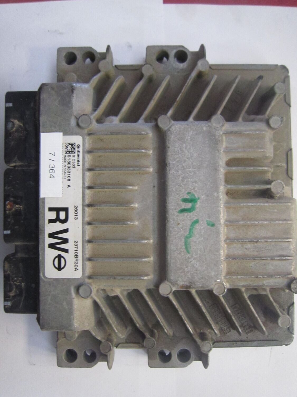 7-364 Centralina Motore Continental S180033108 A S180033108A 23710BR30A SID303   NISSAN Diesel QASHQAI