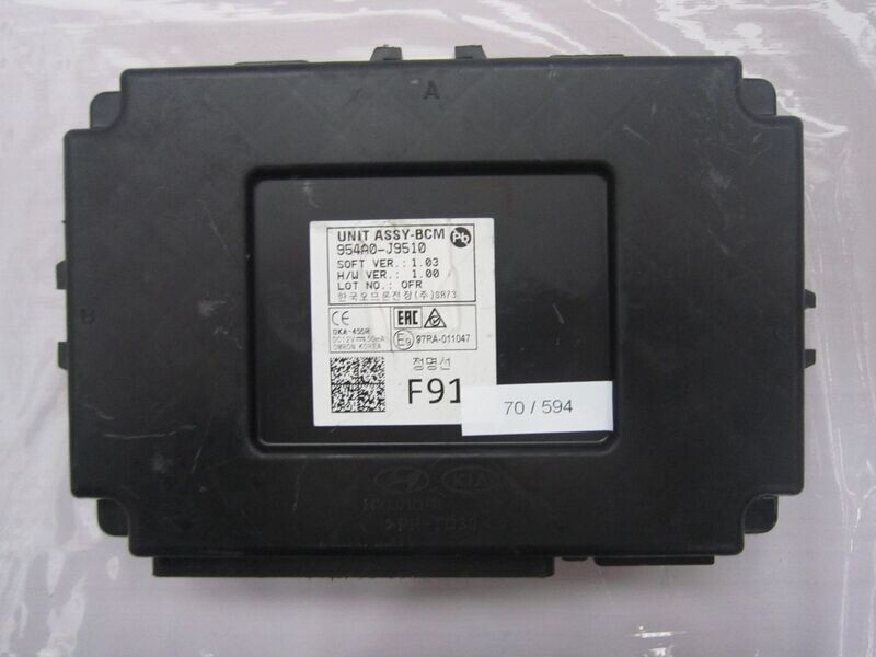 70-594 Centralina Modulo Confort Hyundai 954A0-J9510 954A0J9510 SW : 1.03 HW : 1.00 F91  HYUNDAI Elettrica / Benzina KONA