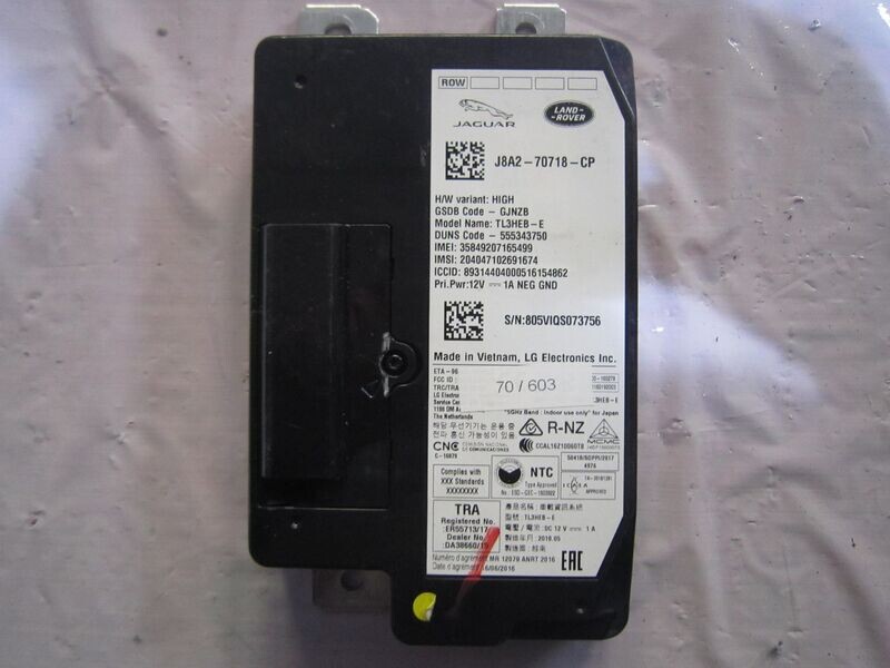 70-603 Centralina Controllo Telematico Land Rover J8A2-70718-CP J8A270718CP TL3HEB-E    LAND ROVER  VARIE