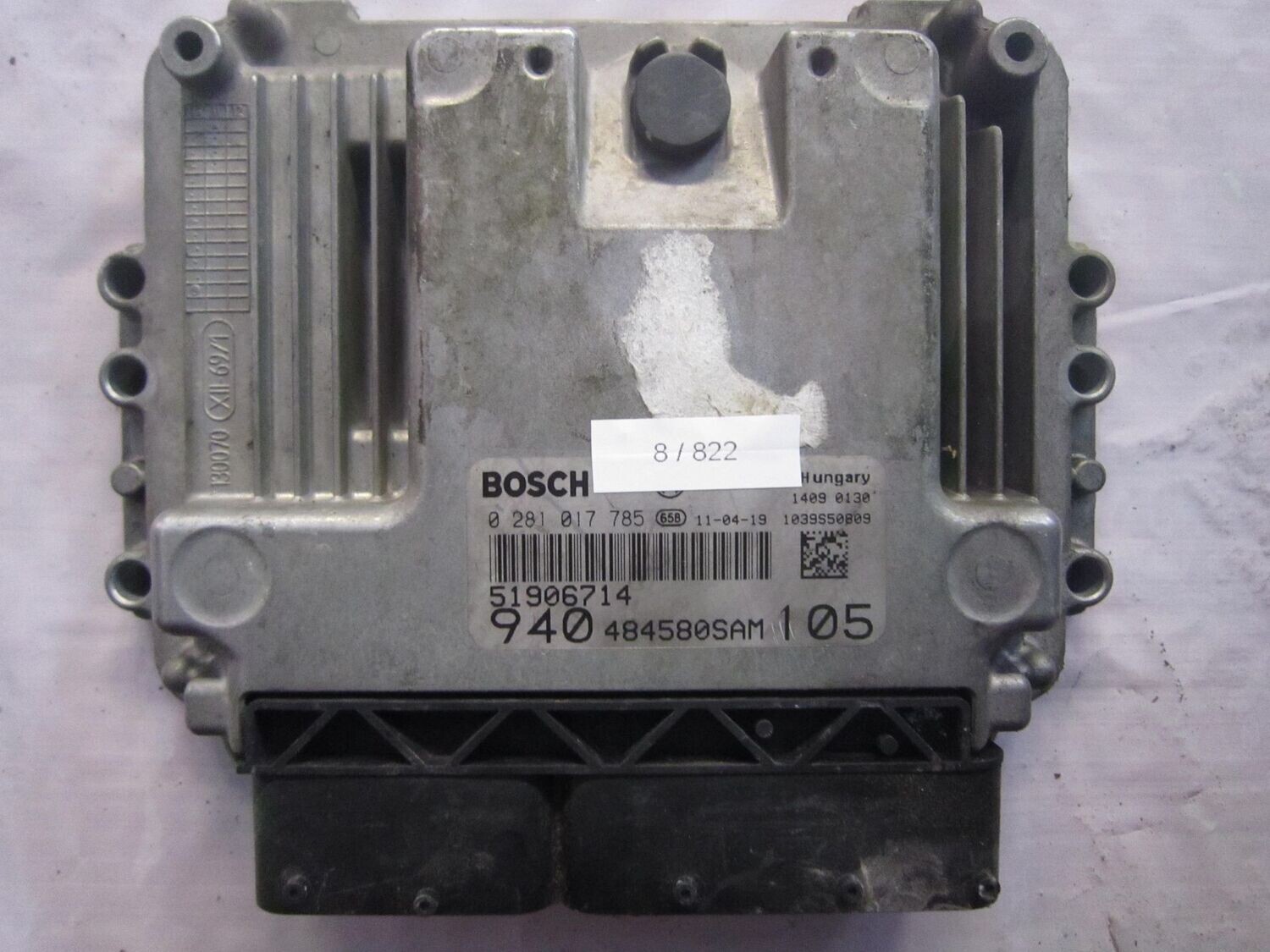 8-822 Centralina Motore Bosch 0 281 017 785 0281017785 51906714 1039S50809   ALFA ROMEO  DIESEL GIULIETTA