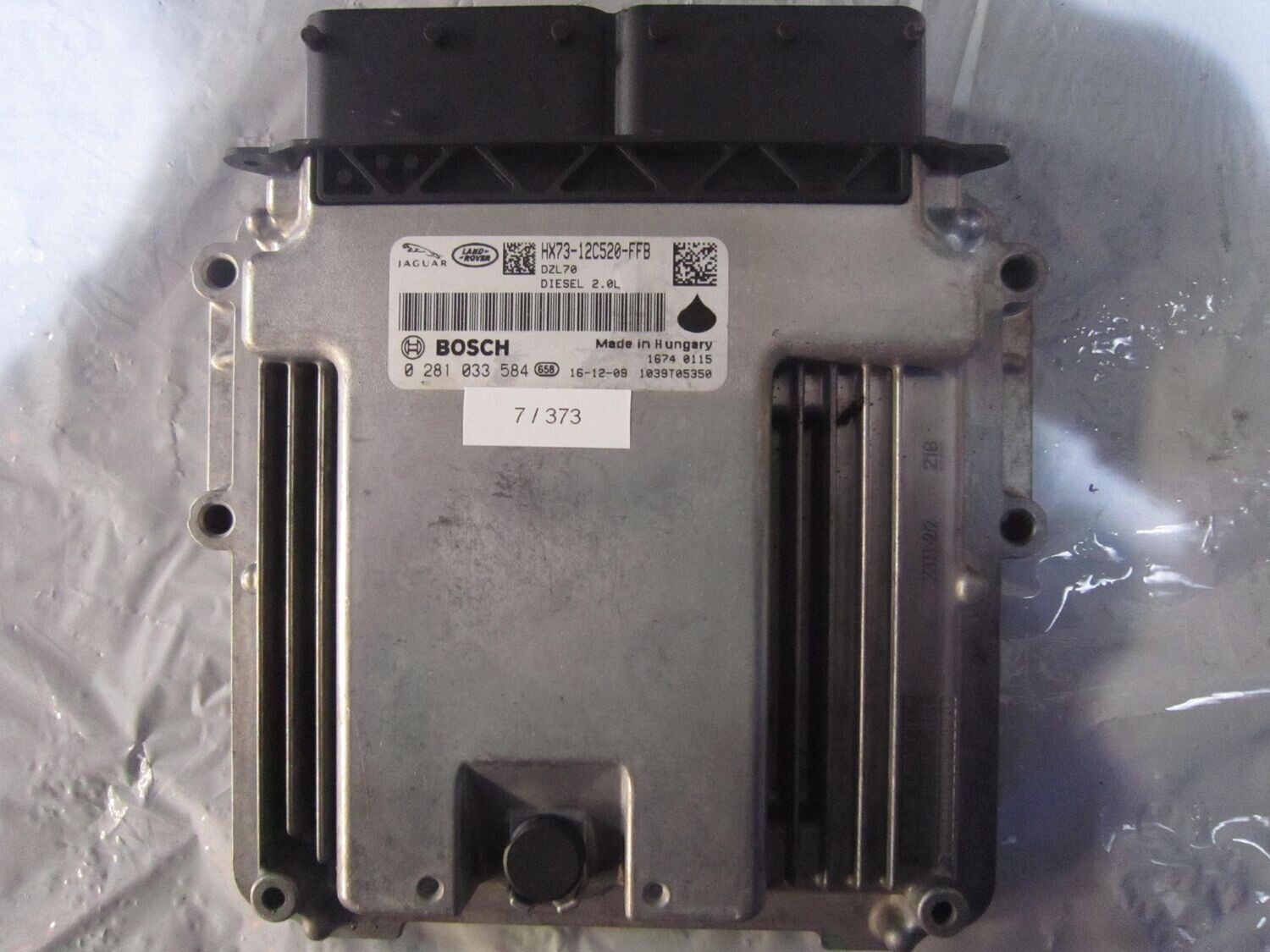 7-373 Centralina Motore Bosch 0 281 033 584 0281033584 HX73-12C520-FFB 1039T05350 DZL70  LAND ROVER Diesel VARIE