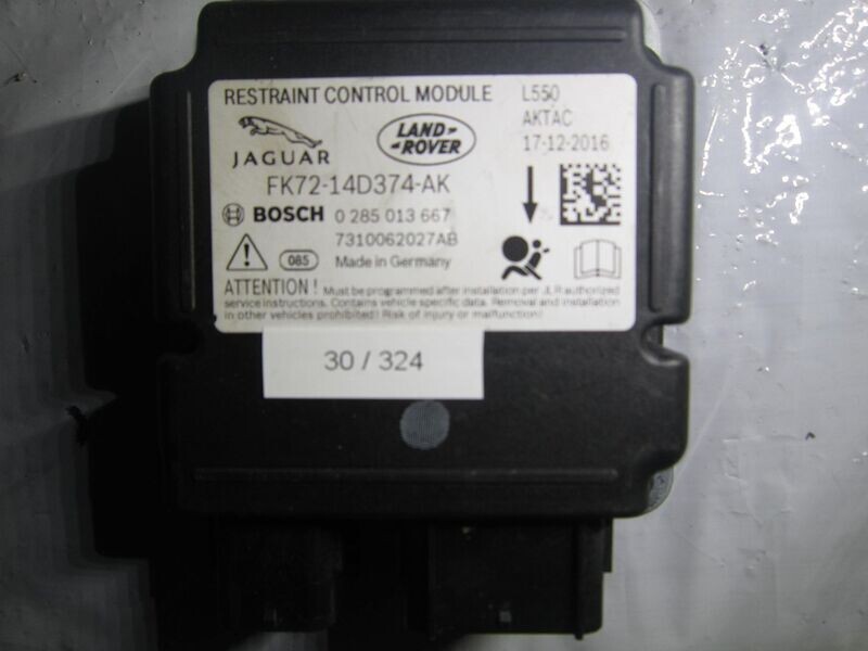 30-324 Centralina Airbag Bosch 0 285 013 667 0285013667 FK72-14D374-AK    LAND ROVER  DISCOVERY