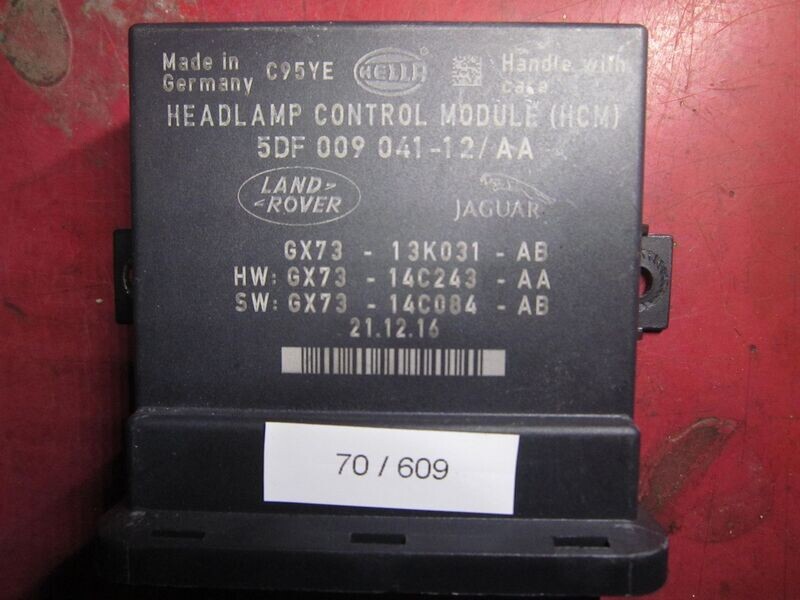 70-609 Centralina Fari Hella KG 5DF 009 041-12/AA 5DF00904112AA GX73-13K031-AB HW:GX73-14C243-AA SW:GX73-14C084-AB  LAND ROVER  DISCOVERY