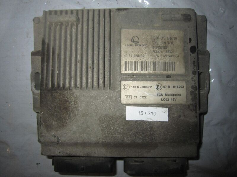 15-319 Centralina Gas Gpl Landi Renzo 616655000   511000/34 FI202049G34 67R-016002    LANCIA BENZINA / GPL YPSILON