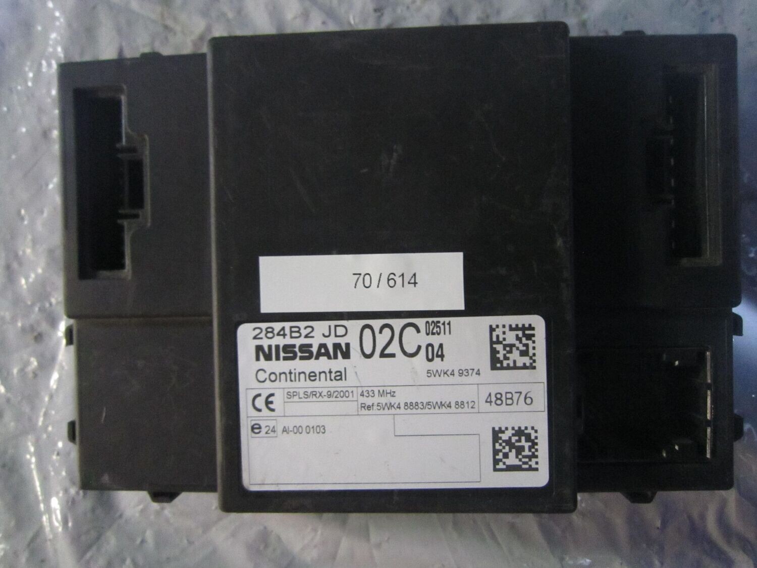 70-614 Centralina Modulo Confort Continental 5WK4 9374 5WK49374 284 B2 JD 02C    NISSAN DIESEL VARIE