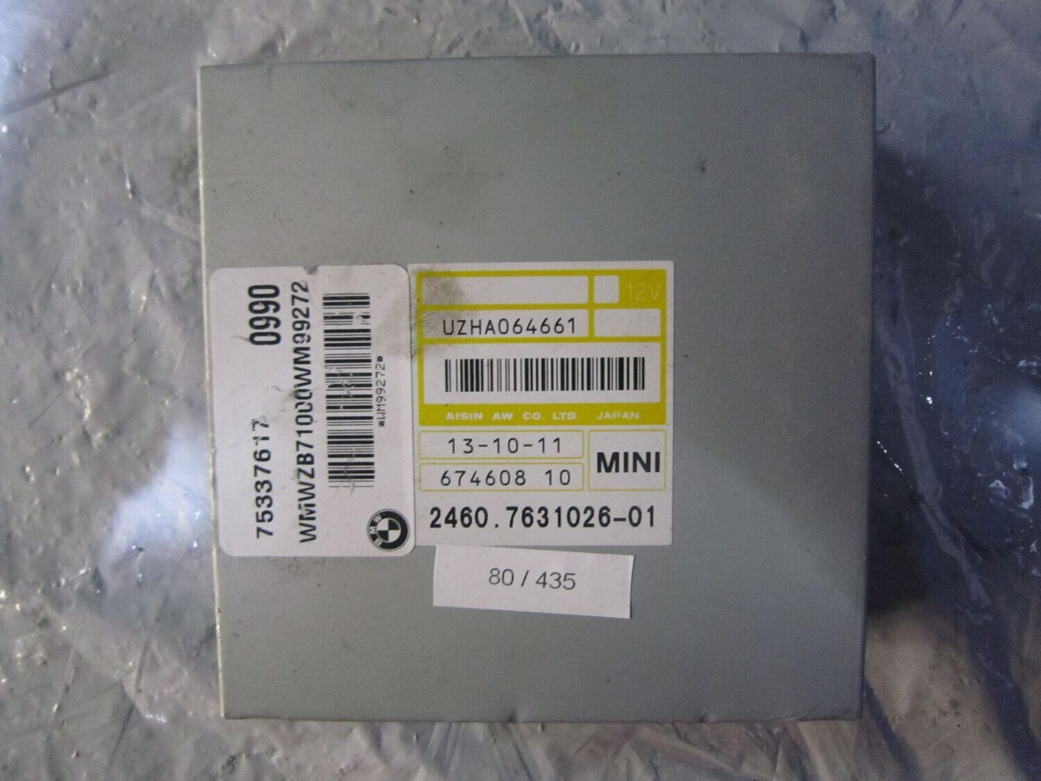 80-435 Modulo Controllo Della Trasmissione Aisin aw co.LTD 2460.7631026-01 2460.763102601 674608 10     MINI  VARIE