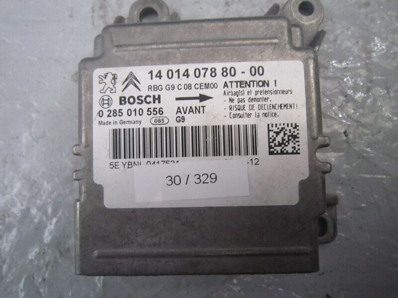 30-329 Centralina Airbag Bosch 0 285 010 556 0285010556 14 014 078 80 - 00    CITROEN / PEUGEOT  JUMPY