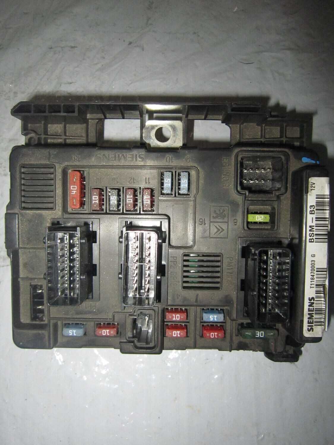 50-479 Body Computer Siemens T118470003 G T118470003G BSM -B3 9643498880-00    CITROEN / PEUGEOT  C 2