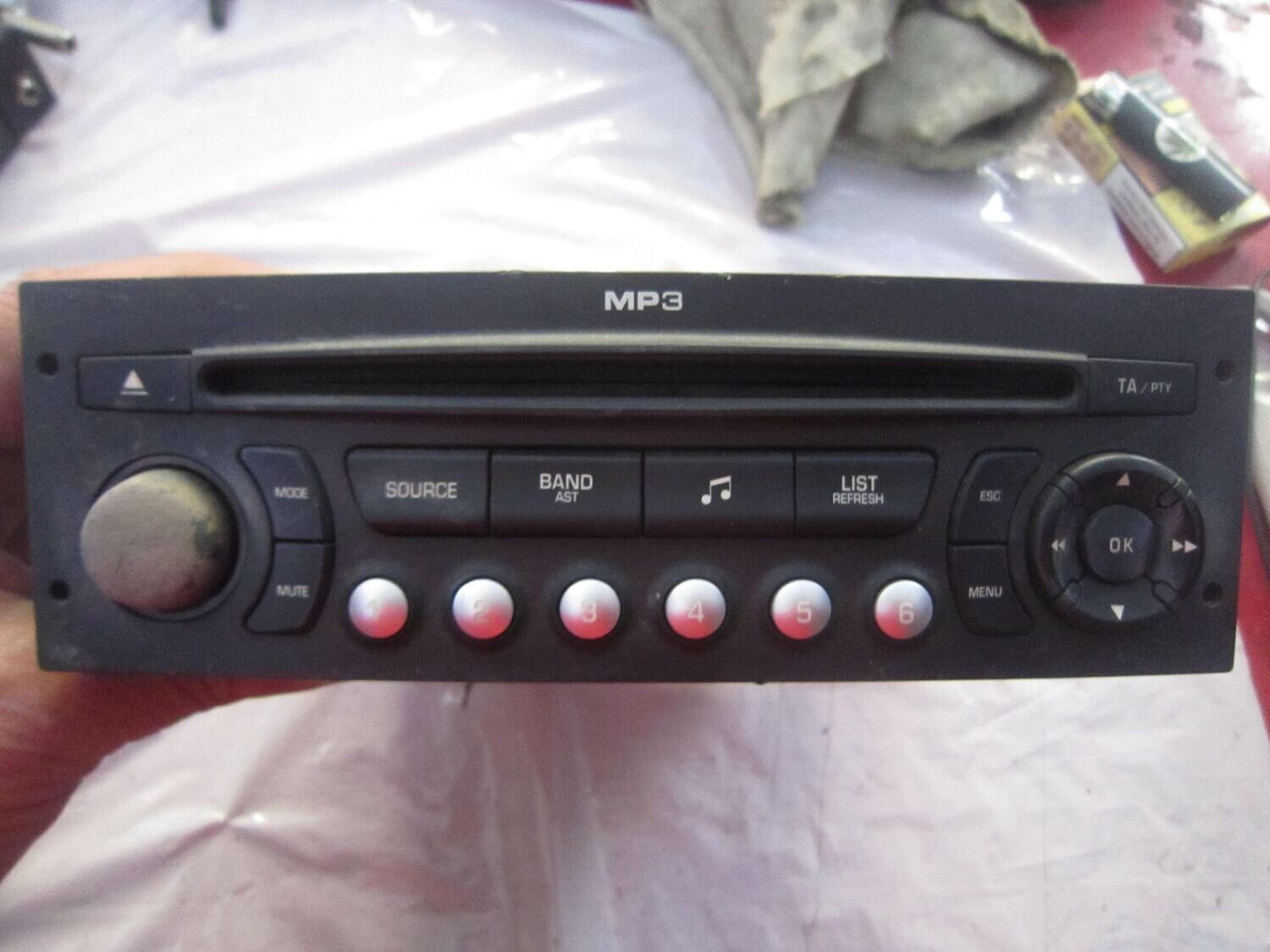 20-474 Autoradio Siemens 96 637 348 XT 00 96637348XT00 CITROEN / PEUGEOT C 4