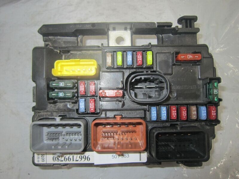 50-383 Body Computer Valeo 9667199780   BSM-R09-00 HW8 SW8  CITROEN / PEUGEOT  VARIE