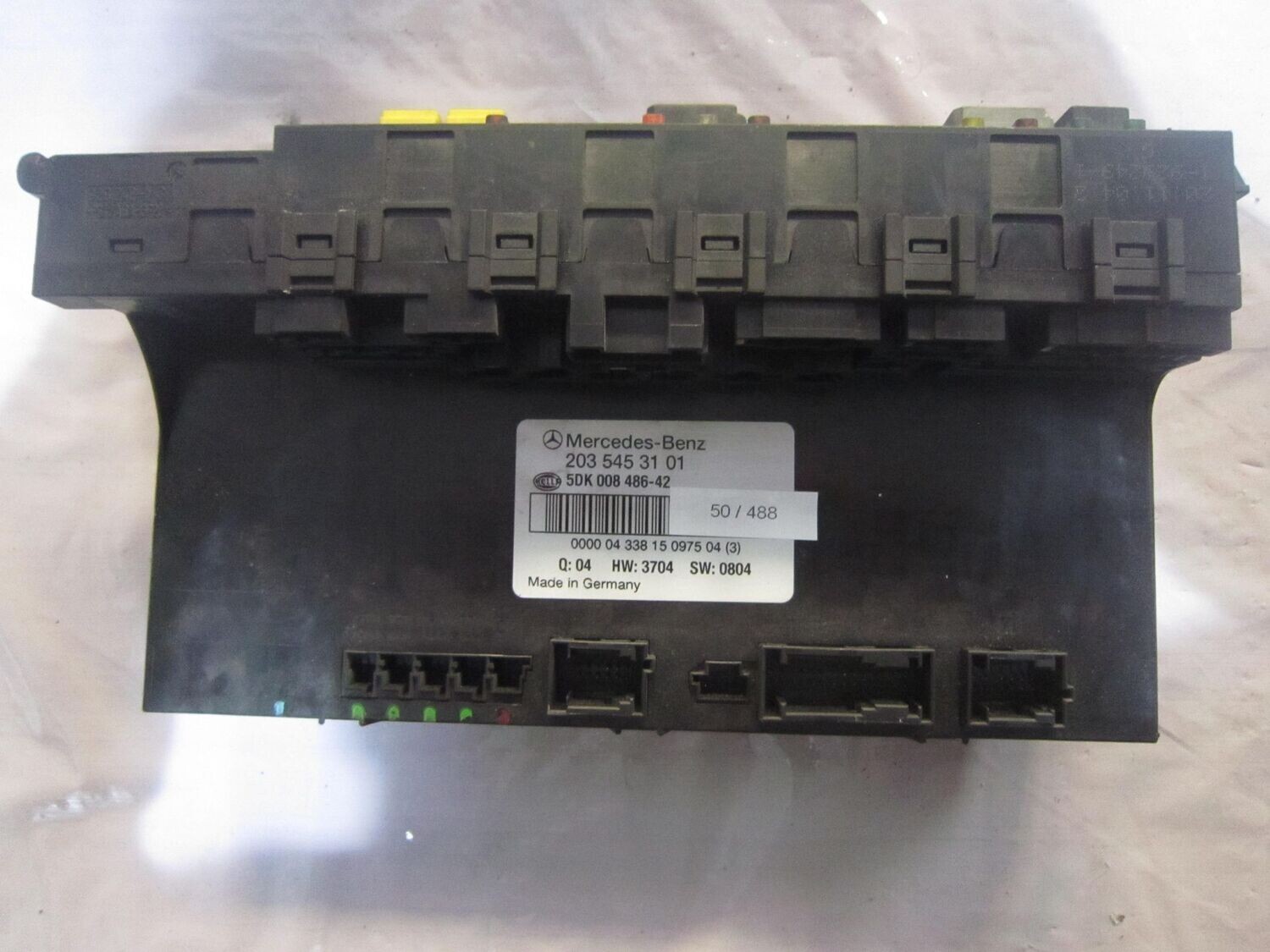50-488 Body Computer Hella Kg 203 545 31 01 2035453101 5DK 008 486-40 SW:0804 HW:3704  MERCEDES  CLASSE C