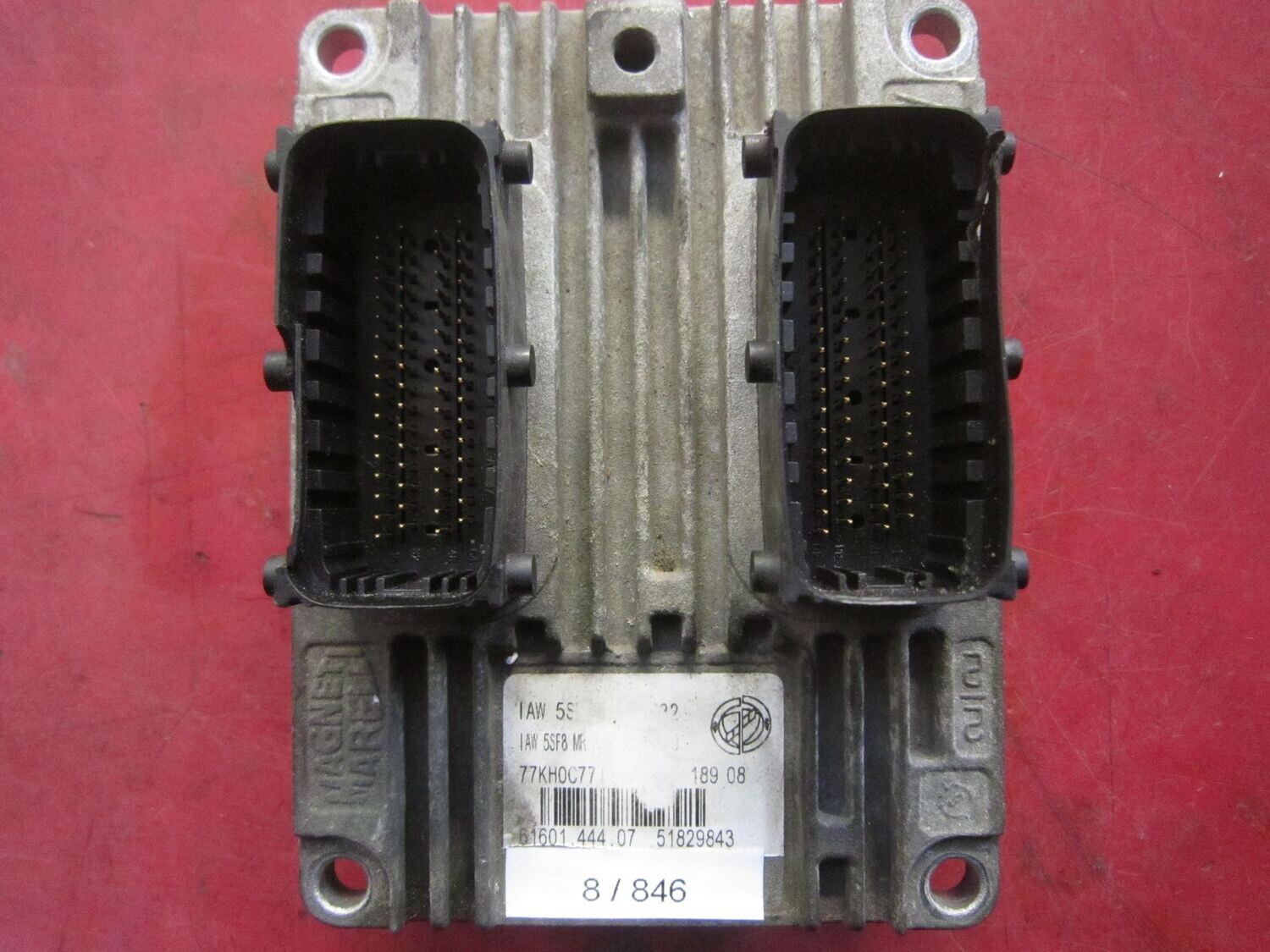 8-846 Centralina Motore Magneti Marelli IAW 58F8.MR IAW58F8.MR 61601.444.07  51829843   FIAT  BENZINA 500
