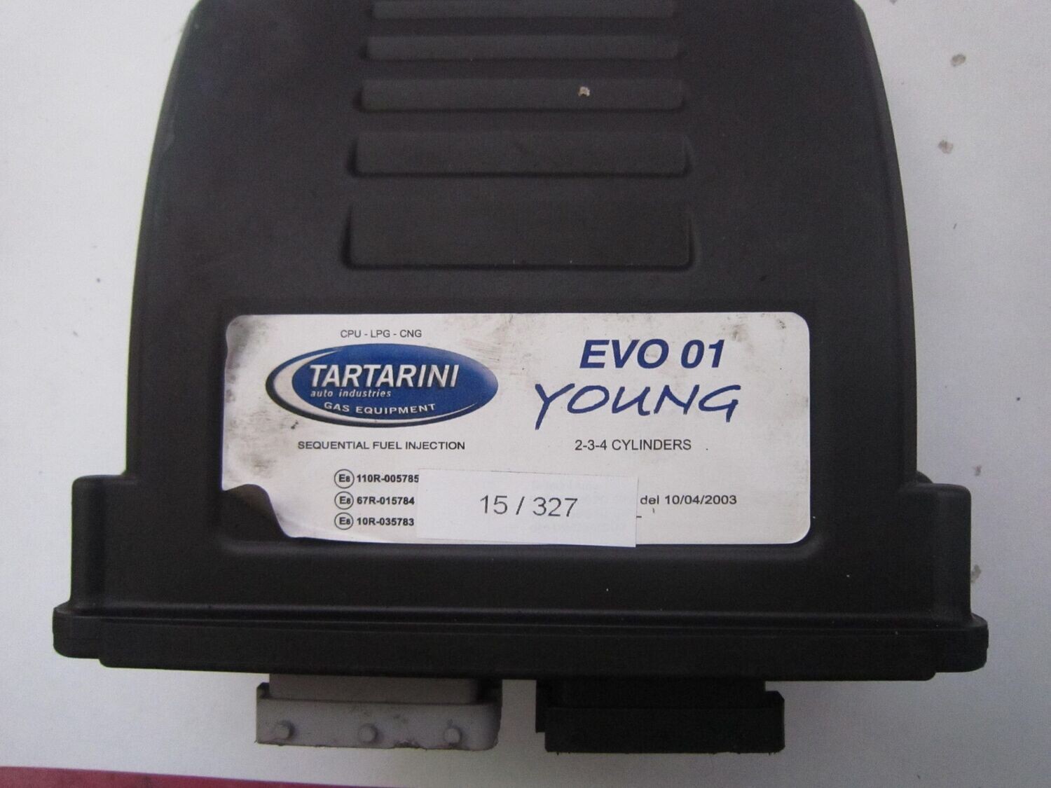 15-327 Centralina Gas Gpl / Metano Tartarini EVO 01 EVO01 YOUNG 2-3-4 CILINDRI    BENZINA / GPL