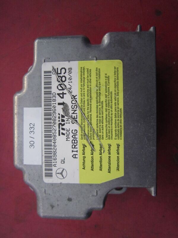 30-332 Centralina Airbag Trw A16982040   4085     MERCEDES  CLASSE B